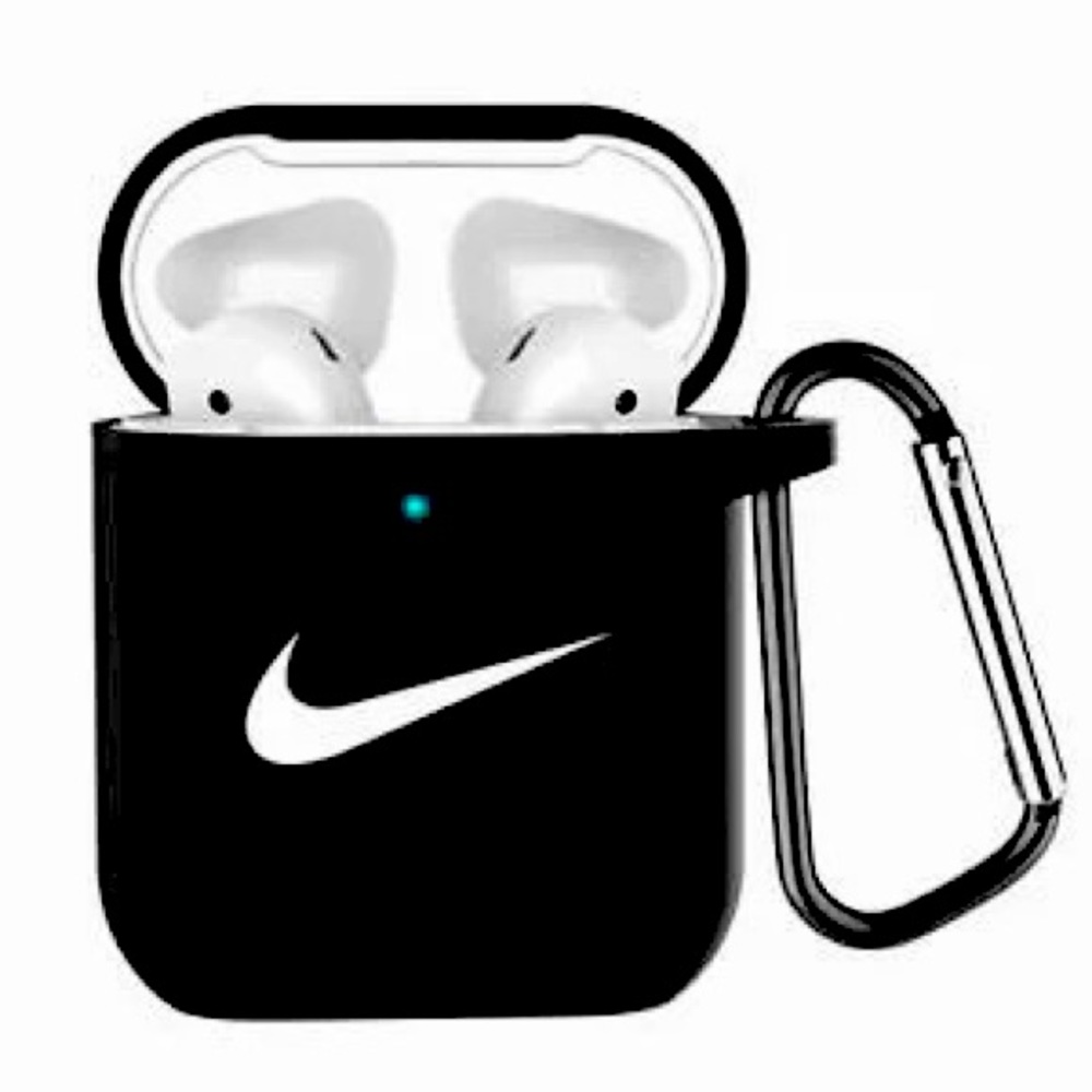 Black and white AirPods case